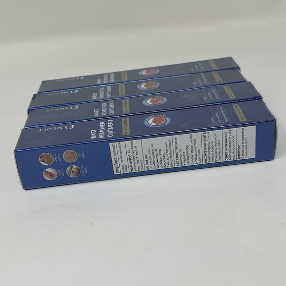 Lot of 4 MEOLY Wart Remover Ointment Fast Acting Cream Salicylic Acid EXP 2028 - Picture 4 of 6